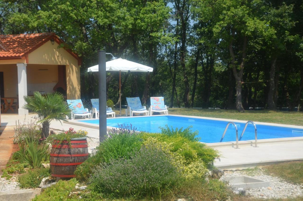 Villa Fragola - Holiday House With Large Garden Tinjan Kültér fotó