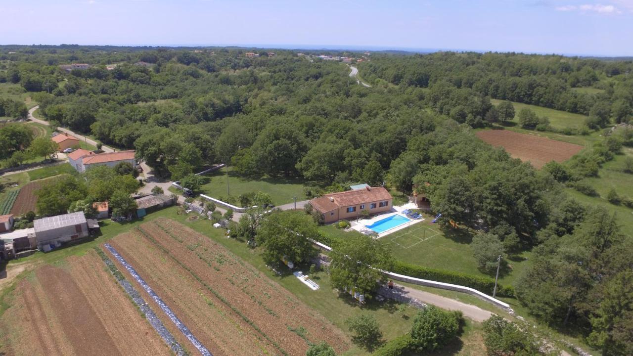 Villa Fragola - Holiday House With Large Garden Tinjan Kültér fotó